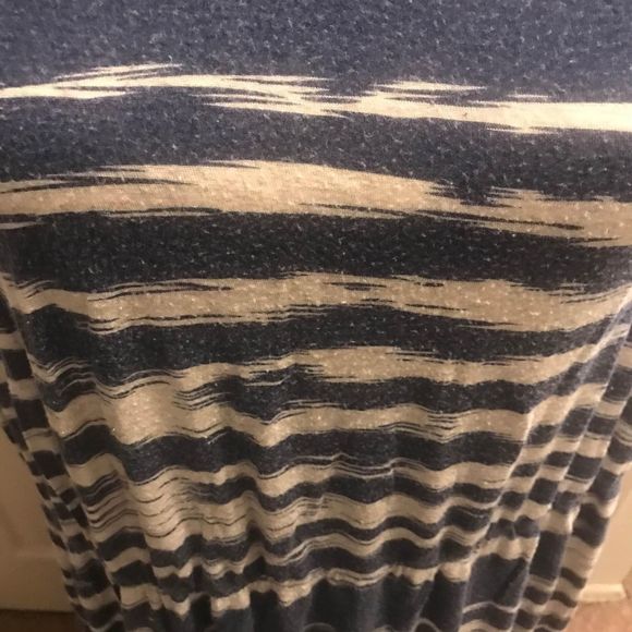 Women’s plus size 2x sleeveless dress blue striped by Ana - Picture 2 of 4